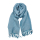 Sommerschal mit Mini-Diamant Muster - Horizon Blue