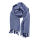 Sommerschal mit Mini-Diamant Muster - Dunkles Blau