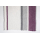 Wollschal mit Streifen (60 * 200 cm), Grau mit Brombeer-Rot