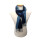 Schal mit farbigem Verlauf 70% Wolle / 30% Seide - ca. 180*50 cm Blau