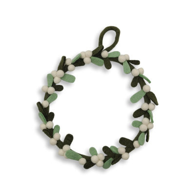 Kranz mit weißen Früchten (Ø ca. 30 cm)