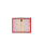 Limited Edition, transparente Innentasche: Rot gestreift