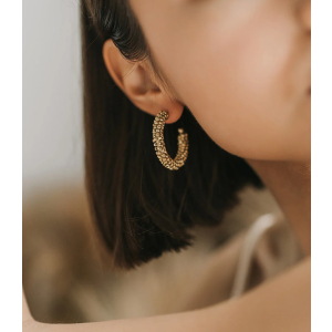 Bhavani Ohrrstecker in Gold-Optik