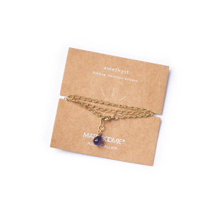 Halskette Indali mit Amethyst Halbedelstein