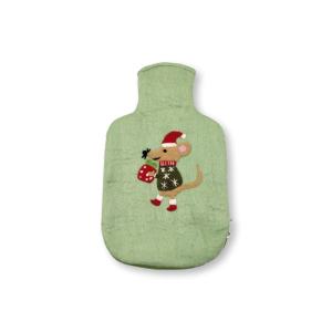 Wärmflaschenüberzug Maus mit Geschenk,...