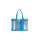 Limited Edition, Shopper transparent, Blau gestreift