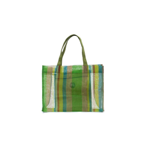 Limited Edition, Shopper transparent, Grün gestreift
