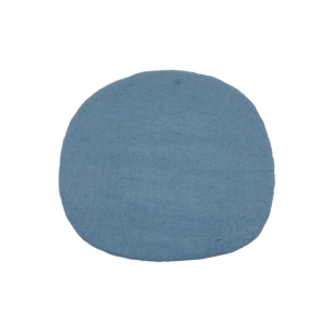 Sitzkissen aus Filz Trapez ca. 40 cm x 35 cm - Azurblau