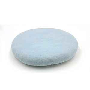 Sitzkissen rund dick Ø 35 cm - Mintblau