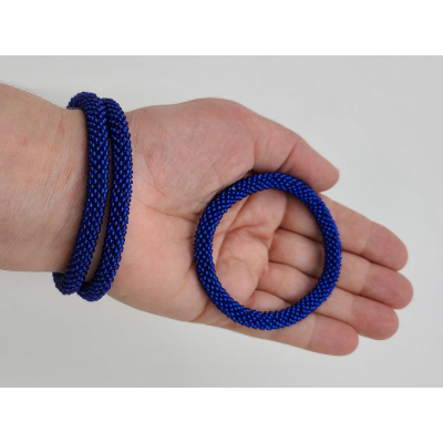 Armband, 3er Set - Royal Blau