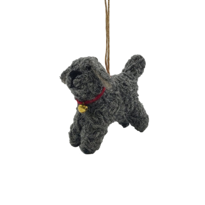 Deko-Hund, grau