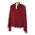 Poncho aus Wolle, Rot