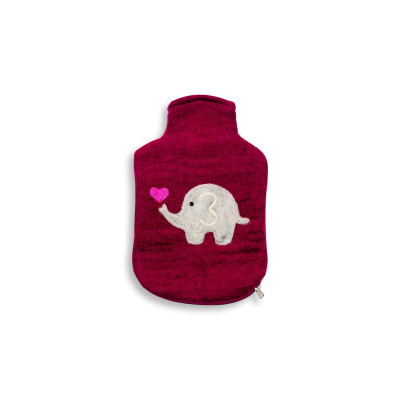 Wärmflaschenüberzug Elefant, pivione (0,8l)
