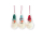 Filz Deko: Flauschiger Schneemann , 3er Set
