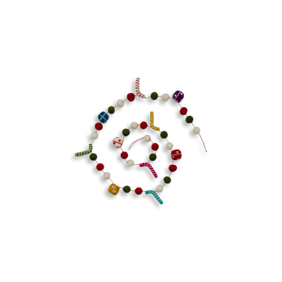 Filz Girlande: Weihnachtsgeschenke