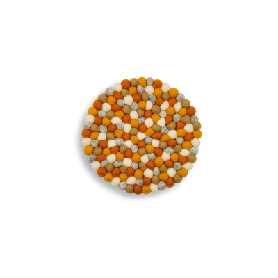 Untersetzer dünne Kugeln Kürbis Mix, Ø ca. 21 cm
