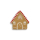 Untersetzer Lebkuchenhaus, beige