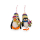Filz Deko: Hänger Pinguin mit Strickmütze (2er Set)