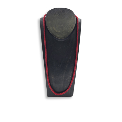 Halskette aus Glasperlen, Rot