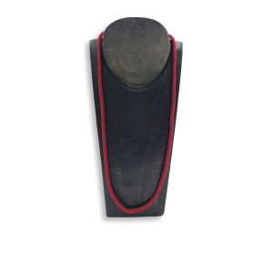 Halskette aus Glasperlen, Rot