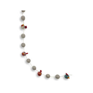 Filz Girlande Hühner