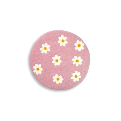 Untersetzer Blüten, rosa  (Ø ca. 21 cm)