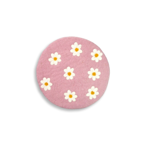 Untersetzer Blüten, rosa  (Ø ca. 21 cm)