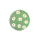 Untersetzer Blüten, hellgrün  (Ø ca. 21 cm)