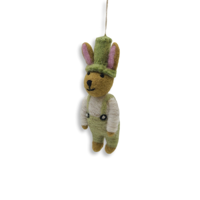 Filz Deko: Hase mit Hut