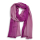Seiden-Schal mit farbigem Verlauf, Fuchsia