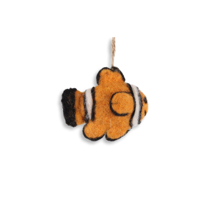 Filz Deko: Clown Fisch