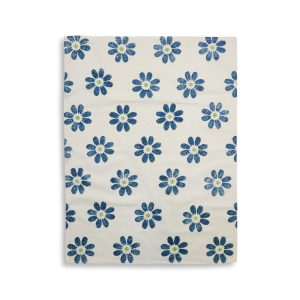 Geschirrtuch Große Blüten, Blau