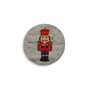 Coaster Nutcracker, light gray