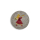 Coaster Angel with Trombone, Light Gray