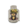 Wärmflaschenhülle Teddy mit Blumen, hellgrau (0,8l)