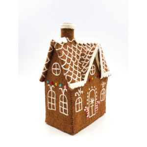 Filz Deko: Großes Lebkuchenhaus
