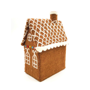 Filz Deko: Großes Lebkuchenhaus
