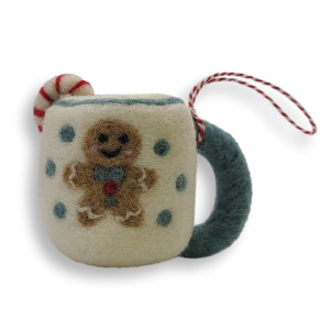 Filz Deko: Weihnachtstassen (2er Set)