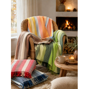 Wolldecke Heringbone, verschiedene Farben