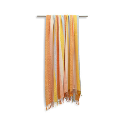 Wolldecke Heringbone, bunt