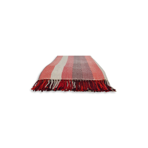 Wolldecke Heringbone, Rot