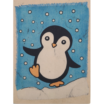Grußkarte Pinguin