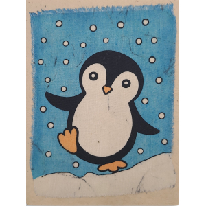 Grußkarte Pinguin