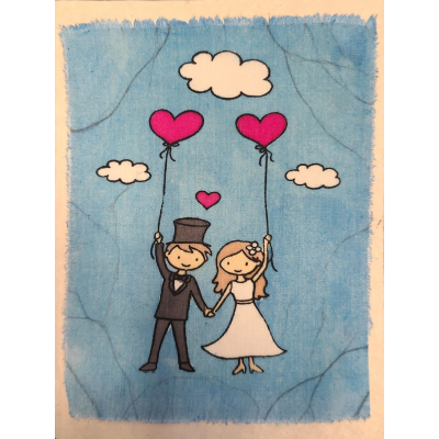 Grußkarte Hochzeitspaar