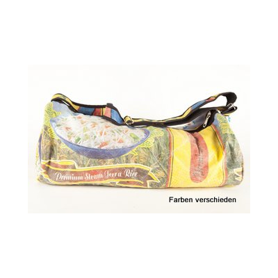 Yogamatten Tasche aus recycelten Reissäcken  -  Farbmuster und Motive zufällig