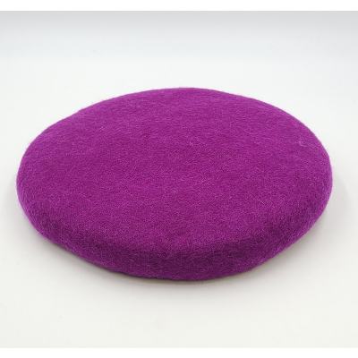 Filz Sitzkissen, dick, Ø ca. 40 cm - Purple