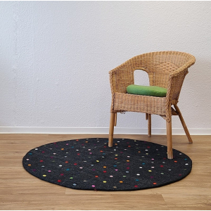 "Spotty" - Teppich mit bunten Farbtupfen