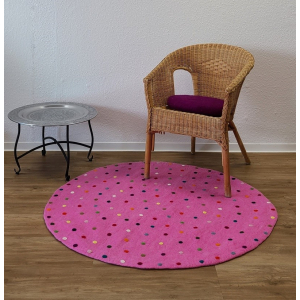 "Spotty" - Teppich mit bunten Farbtupfen