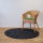 "Spotty" - Teppich mit bunten Farbtupfen Dunkelgrau Natur 120 cm
