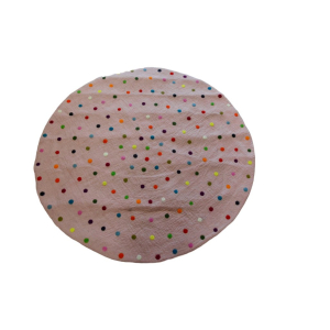 "Spotty" - Teppich mit bunten Farbtupfen Rosa 90 cm